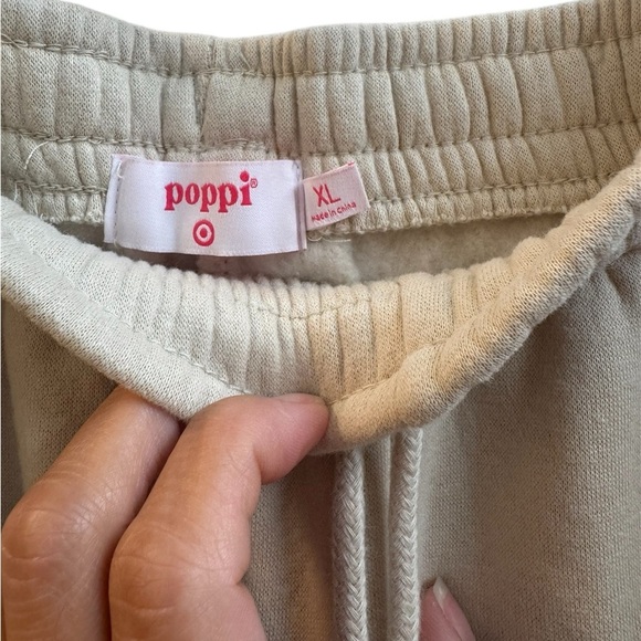 Pop Tan Sweatpants with Colorful Patches - Picture 4 of 5